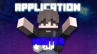 My Application For MASTER SMP Masterboyxd19 [upl. by Tesler461]