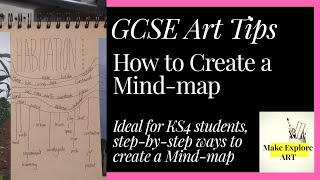 GCSE ART TIPS How to Create a MindMap Coursework Ideas and Tips mindmapping artgcse [upl. by Abigale56]