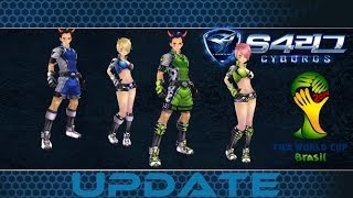 S4 League News KR  Cyborgs Patch IX Striker Set Daily Mission [upl. by Nnyltiac705]