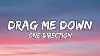 One Direction  Drag Me Down Lyrics [upl. by Luhar]