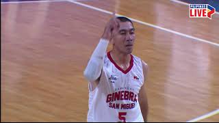 Ginebra threepoint compilation  PBA Season 48 Commissioner’s Cup [upl. by Eniamrahs]