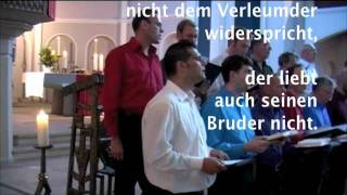 Schöneberg Choral quotSo jemand spricht ich liebe Gottquot Evangelisches Gesangbuch 412 [upl. by Molahs206]