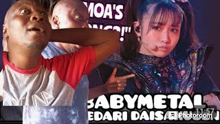 FIRST TIME HEARING BABYMETAL ONEDARI DAISAKUSEN  MOA METAL VERSION REACTION [upl. by Sueddaht]