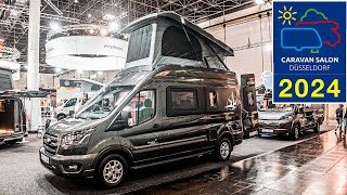 WESTFALIA MERIDIAN LIMITED AD FORD TRANSIT POP UP ROOF 2025 CAMPERVAN CARAVAN SALON 2024 DUSSELDORF [upl. by Neerroc225]