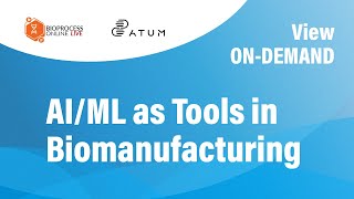 AIML As Tools In Biomanufacturing [upl. by Yalcrab201]