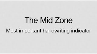 the midzone is the most important handwriting indicator [upl. by Harald]