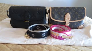 LOUIS VUITTON DIANE Canvas or Empreinte Leather  Full review  mods👜💜 Which one should you pick [upl. by Rahab]