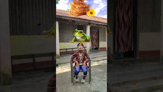 Dame to cosita trending song and Cute boy eating Chicken 🍗 Frog and madhu  VFX Funny eating video [upl. by Olegnaed406]