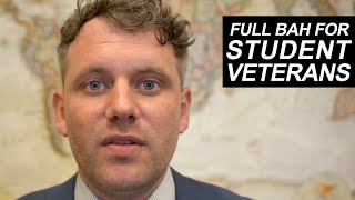 Full BAH Benefits for Student Veterans in Online Programs [upl. by Dail171]