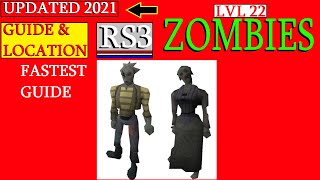 Runescape 3 Zombies Location amp Guide Updated 2021 Slayer task rs3 [upl. by Gatian408]