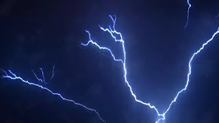 Lightning And Thunder Background Animation Video Effect [upl. by Aicerg]