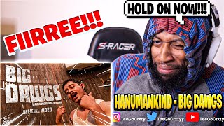 🇮🇳INDIA WHAT UP Hanumankind – Big Dawgs  Ft Kalmi Official Music Video REACTION [upl. by Ateinotna]