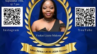 Miss Africa UKIE 2024 Reigning Queen ​⁠​⁠ [upl. by Fawna]