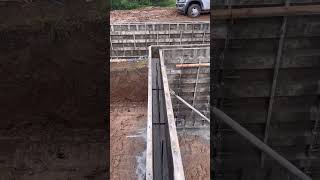 yard wall pour today concrete concreteconstruction foundation proconcrete standupscreed [upl. by Loggia]