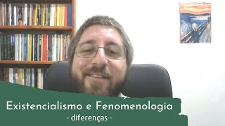 Existencialismo e Fenomenologia  Diferenças [upl. by Annavahs]