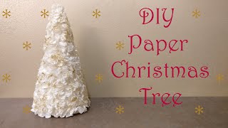 How To Make Christmas Tree  Novogodišnja jelka od papira [upl. by Adniram]