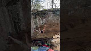 Vindictive v9  Stonefort bouldering [upl. by Ihsakat627]