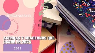 Agendas y cuadernos que usaré en 2024 [upl. by Nilde744]