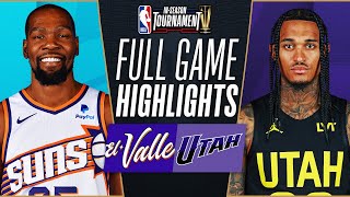 SUNS at JAZZ  NBA INSEASON TOURNAMENT 🏆  FULL GAME HIGHLIGHTS  November 17 2023 [upl. by Sol]