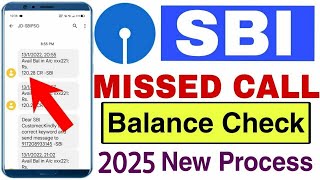 sbi missed call balnace check  sbi missed call se balance check kaise kare  sbi balance check 2023 [upl. by Aneekas]