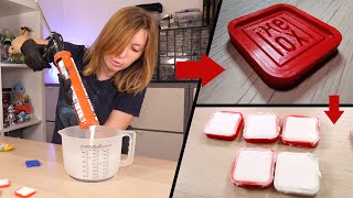 ASTUCE  Mélanger du SILICONE avec du SAVON et lutiliser avec lIMPRESSION 3D [upl. by Joycelin]