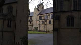 Abbey Church bell ringing at St Augustines Abbey Chilworth UK  hand pulled benedictine [upl. by Legnalos]