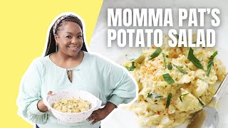 Kardea Browns Momma Pat’s Potato Salad ​ Kardea Browns Southern Thanksgiving  Food Network [upl. by Diella364]