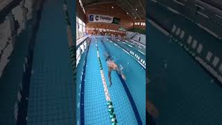 Freestyle swimming smoothly🏊🏻‍♀️ swimming explore sports [upl. by Damahom]