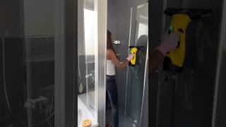 💛 Kärcher window glass tile vac 🤍🫧 youtubecreatorcommunity karcher cleantok shorts shower [upl. by Kumar693]