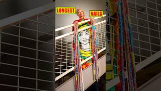 This Women Has Longest Nails World Record 😱😱 facts funfacts shorts trending [upl. by Dawn]