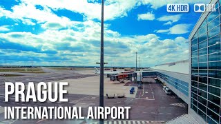 Prague International Airport Vaclav Havel  🇨🇿 Czech Republic 4K HDR Walking Tour [upl. by Akihdar]