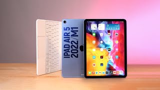 IPAD AIR 5 2022 chip M1 chega ao TABLET INTERMEDIÁRIO da Apple  Handson [upl. by Aihsetan]