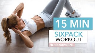 15 MIN SIXPACK WORKOUT  intense ab workout  No Equipment I Pamela Reif [upl. by Anialam]