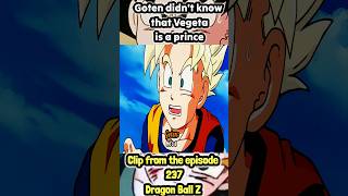 Hes a prince 😯  Crazy Goten  dbz english shorts dub trunks goten vegeta [upl. by Naerad472]