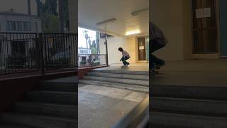 Bleau kickflips a 4 stair bleau bleauisnotcool bleauworld skateboarding [upl. by Sifan225]