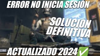 no me deja iniciar sesion en pubg mobile solución [upl. by Earlie]