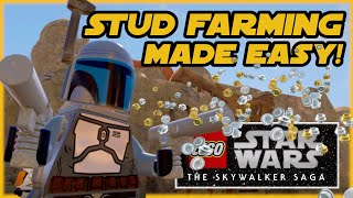 LEGO Star Wars the Skywalker Saga  STUD FARMING MADE EASY The fastest way to farm studs [upl. by Casandra]