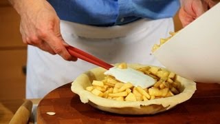 How to Fill Pie Crust for Apple Pie  Cakes amp Pies [upl. by Imailiv339]