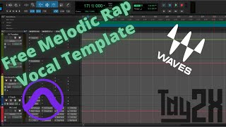 FREE Melodic Rap Vocal Template  Waves  Pro Tools [upl. by Atsilac349]