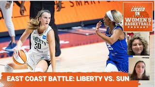 An East Coast Commissioners Cup showdown New York Liberty vs Connecticut Sun  WNBA Podcast [upl. by Gottwald]