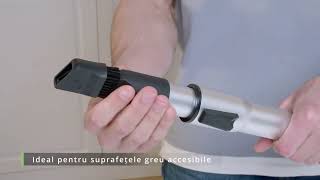 Prezentare video Aspirator vertical Studio Casa Easy Green 2 in 1 [upl. by Khorma568]