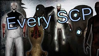 Every SCP in SCP Containment Breach v137 [upl. by Hebe]