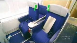 Air Hansa Airbus a380 Cabin furnishing [upl. by Whitnell]