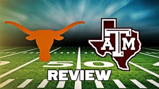 TEXAS VS TEXAS AampM RIVALRY FULL GAME REVIEW  VIRAL USA NEWS [upl. by Atirrehs]