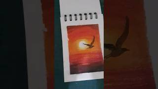 Camel Oil Pastel Painting 🎨 art shortsvideo viralvideo [upl. by Nojed]