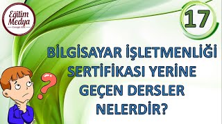 KPSS ve Zabıt Katipliğinde Bilgisayar İşletmenliği Sertifikası Yerine Geçebilecek Dersler Nelerdir [upl. by Mcquade509]