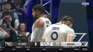 Xavier vs IUPUI  2024118  NCAAB Game [upl. by Avrenim]