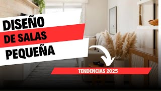 REMODELA TU SALA 2024  2025 🔥 Tendencias e ideas para salas pequeñas 😍 [upl. by Jenilee]