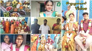 Engagement Vlog 😍  Gramathu Ponnu Saranya [upl. by Nniw]