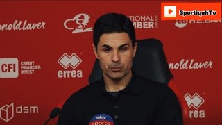 Mikel Arteta postmatch interview  WE WERE REALLY AGGRESSIVE AND POSITIVE [upl. by Kaete632]